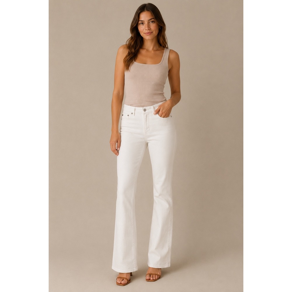 AG Adriano Goldschmied The Club White Bootcut Jeans Women's 27R
